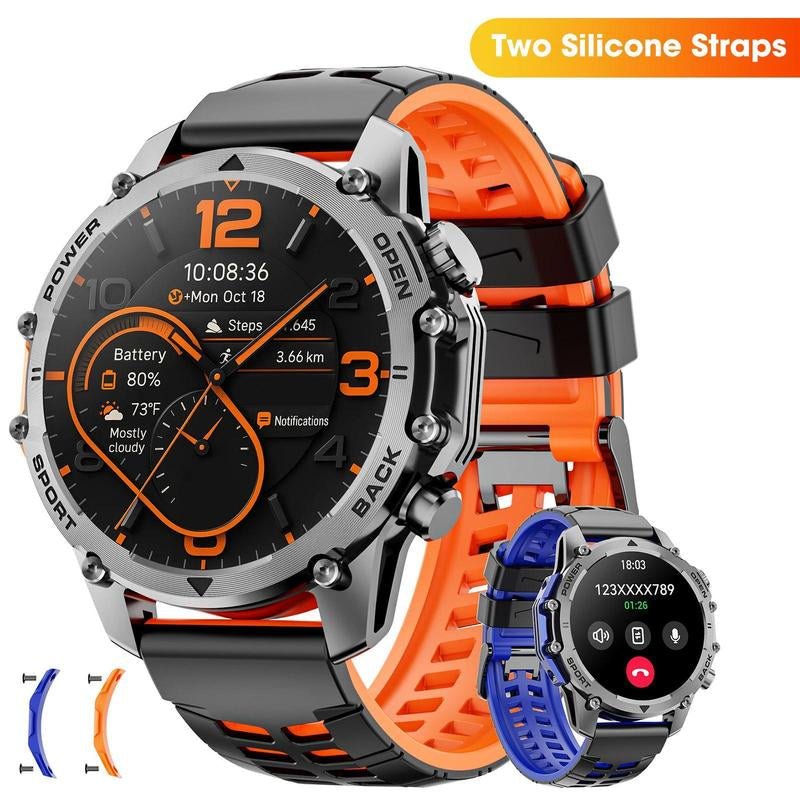 1.52'' HD Men's Smartwatch - Calls, Music Control, Sports Modes - IP68 Waterproof - T'S Amazing Goods