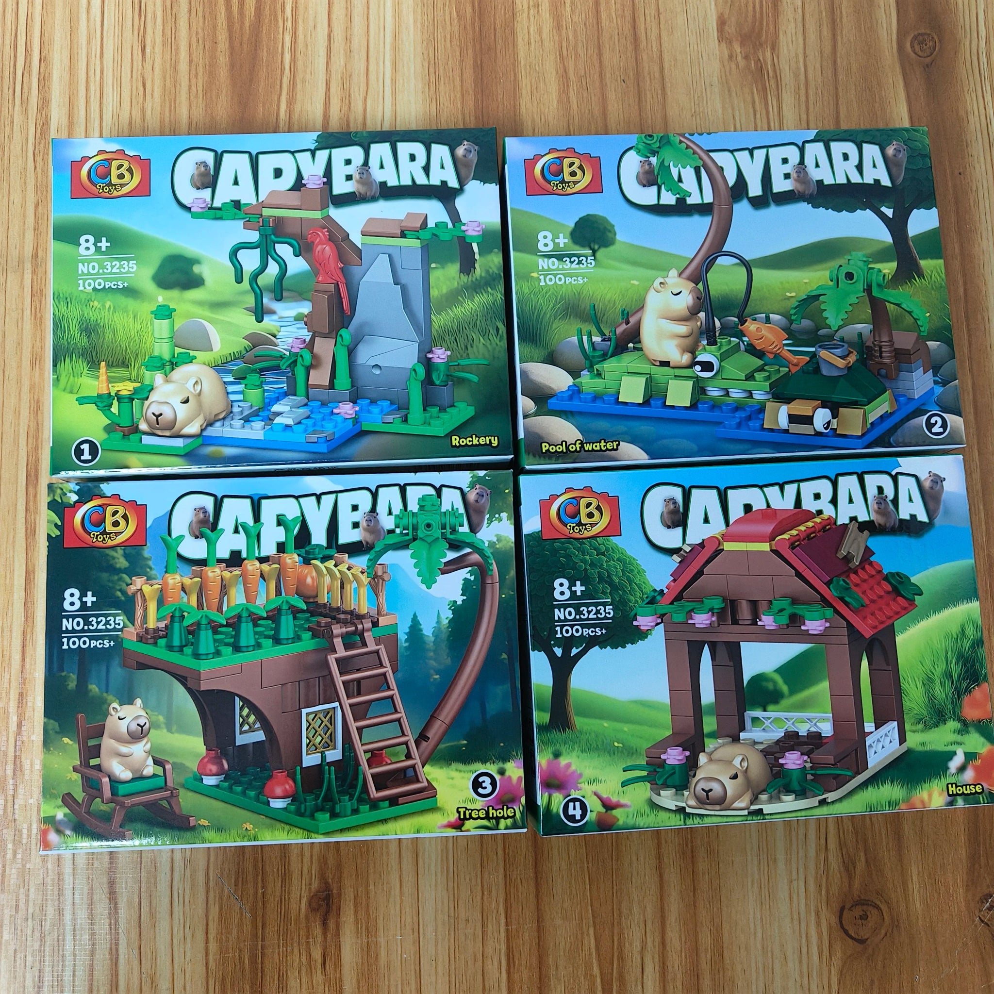 2026 MOC Farm Capybara Doll Building Blocks - Educational Cartoon Figure for Kids Birthday Gifts - Raggs 2 Riches