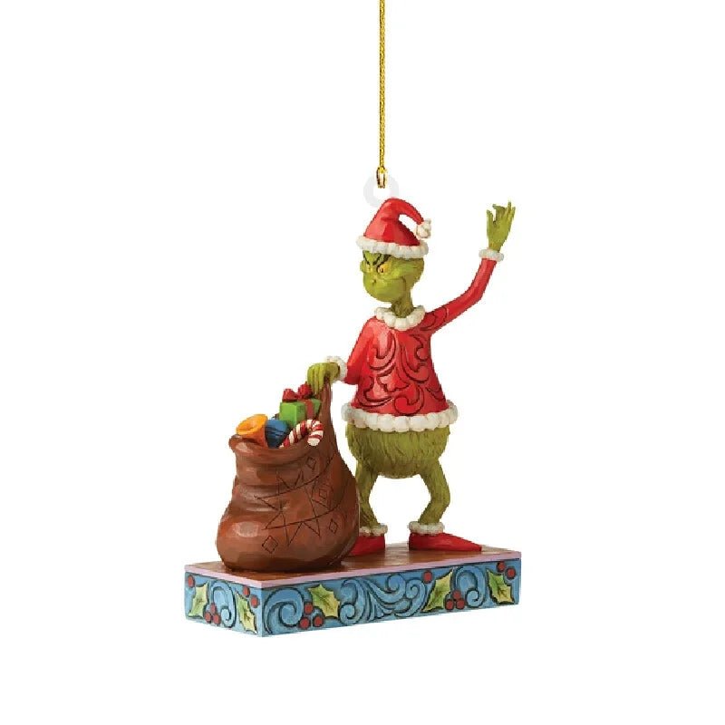 20Pcs Grinch Acrylic Christmas Tree Ornaments - Raggs 2 Riches