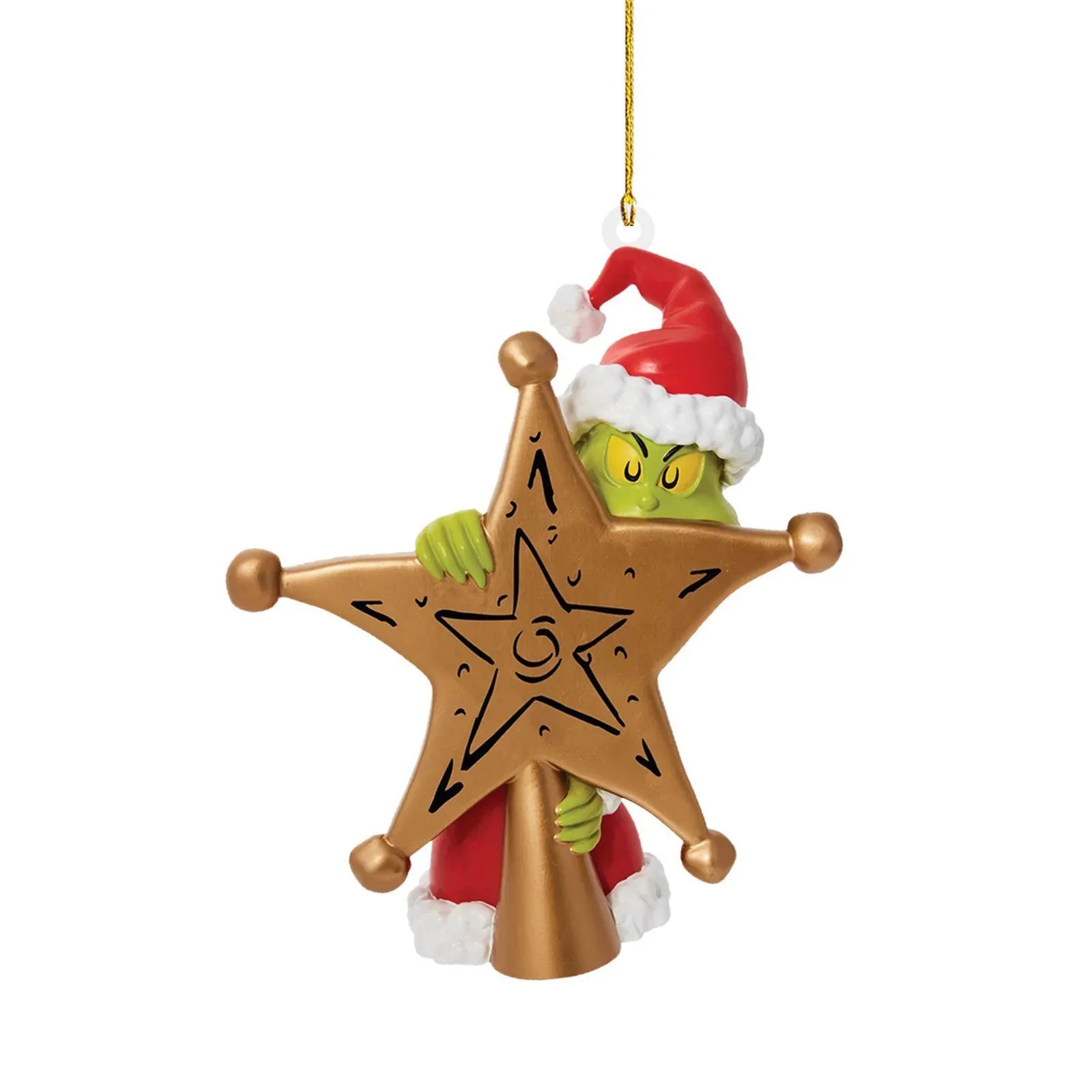 20Pcs Grinch Acrylic Christmas Tree Ornaments - Raggs 2 Riches