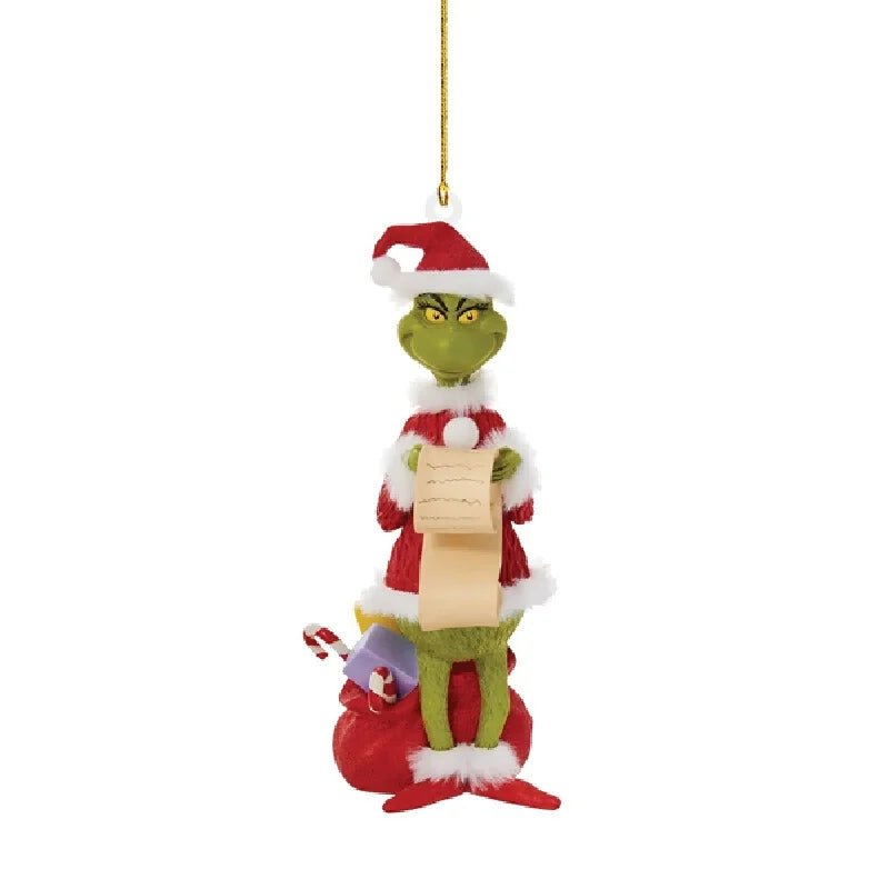 20Pcs Grinch Acrylic Christmas Tree Ornaments - Raggs 2 Riches