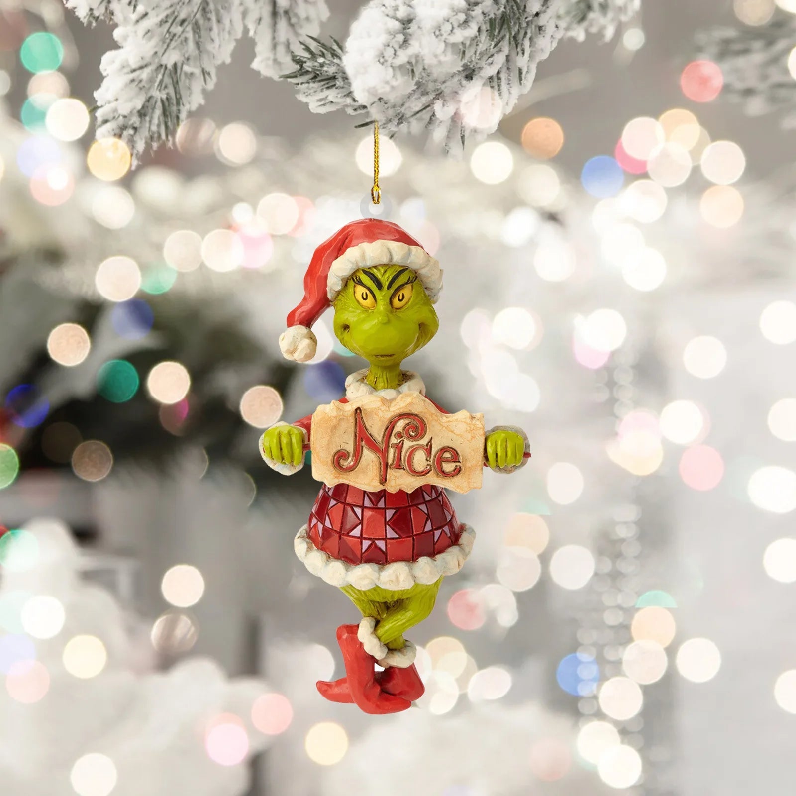 20Pcs Grinch Acrylic Christmas Tree Ornaments - Raggs 2 Riches