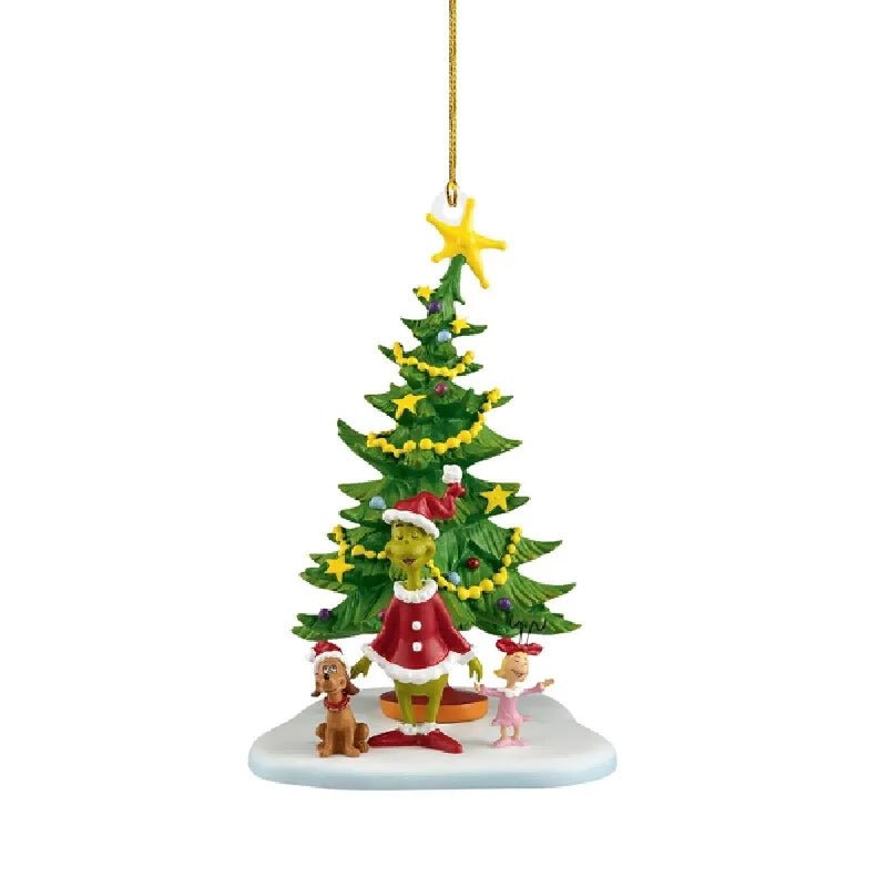 20Pcs Grinch Acrylic Christmas Tree Ornaments - Raggs 2 Riches