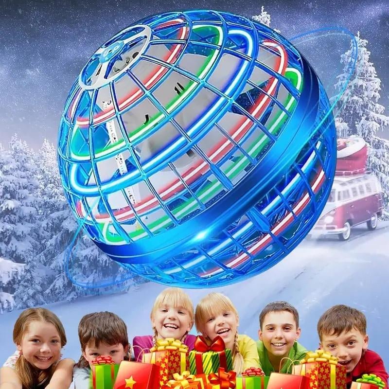 Black Friday Flash Sales Upgraded Dazzling Spinning Flying Ball with 360° LED Lighting Automatic Rebound Levitation Stunts Kids Gift - Raggs 2 Riches