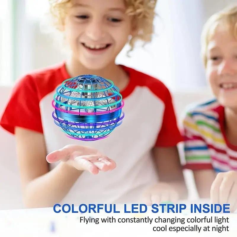 Black Friday Flash Sales Upgraded Dazzling Spinning Flying Ball with 360° LED Lighting Automatic Rebound Levitation Stunts Kids Gift - Raggs 2 Riches