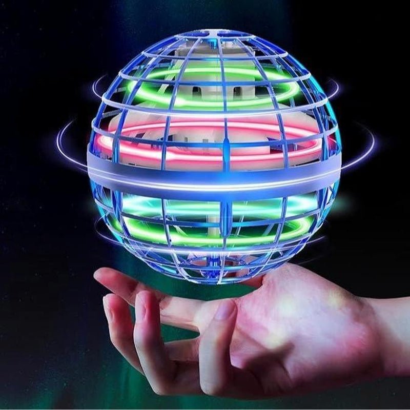 Black Friday Flash Sales Upgraded Dazzling Spinning Flying Ball with 360° LED Lighting Automatic Rebound Levitation Stunts Kids Gift - Raggs 2 Riches