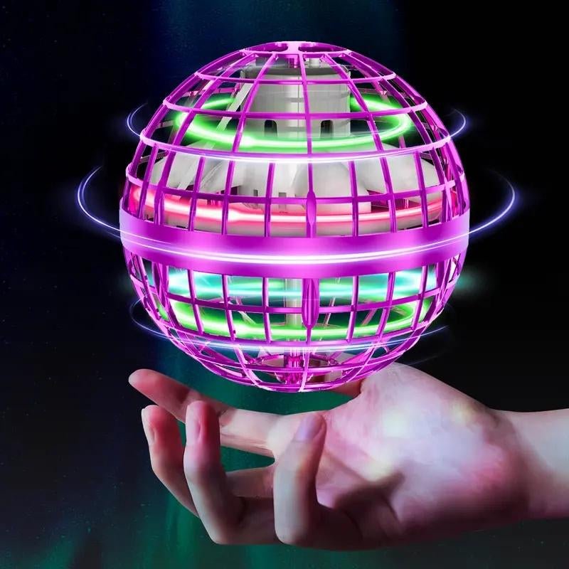 Black Friday Flash Sales Upgraded Dazzling Spinning Flying Ball with 360° LED Lighting Automatic Rebound Levitation Stunts Kids Gift - Raggs 2 Riches