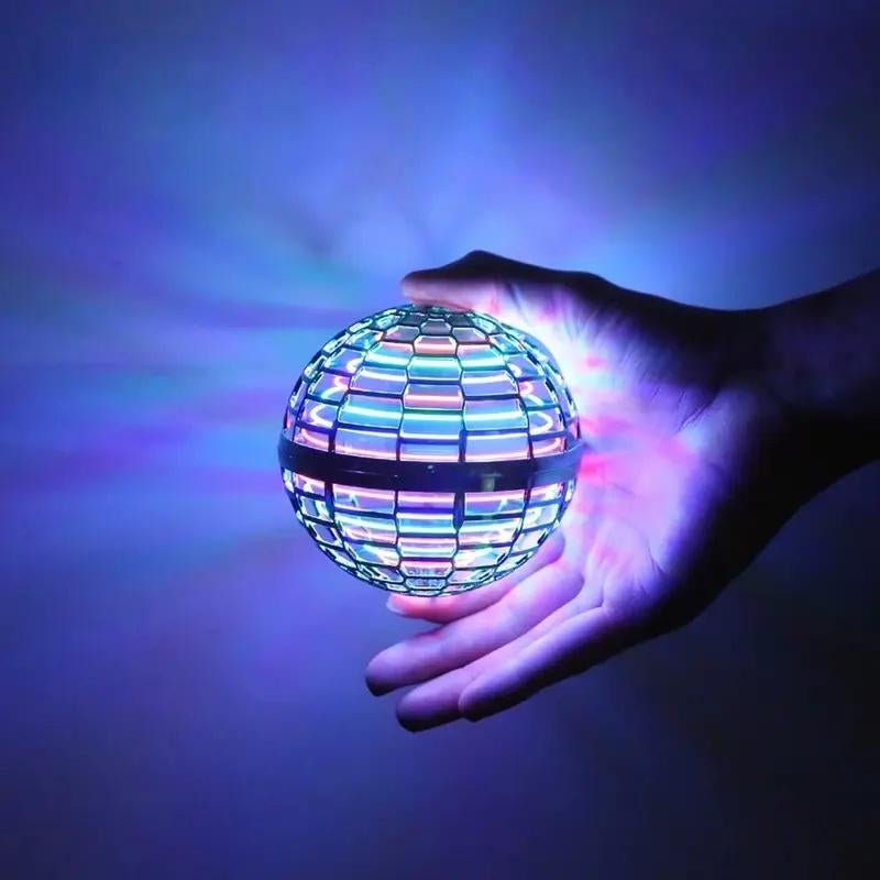Black Friday Flash Sales Upgraded Dazzling Spinning Flying Ball with 360° LED Lighting Automatic Rebound Levitation Stunts Kids Gift - Raggs 2 Riches