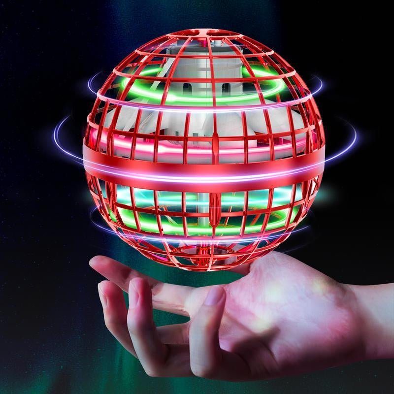 Black Friday Flash Sales Upgraded Dazzling Spinning Flying Ball with 360° LED Lighting Automatic Rebound Levitation Stunts Kids Gift - Raggs 2 Riches