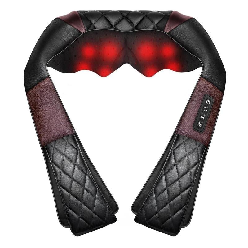 DAILYLIFE Shiatsu Neck and Back Massager, Electric Shoulder Massager, Car Neck Massage Pillow for Neck, Back, Shoulder, Foot, Leg Massage, Relieve Muscle Pain, Perfect Present for Man/Woman/Family - Raggs 2 Riches