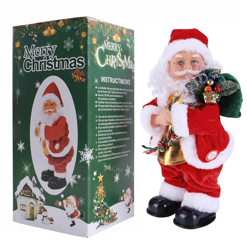 Funny Dancing Santa Toy - Festive Christmas Decoration - Raggs 2 Riches