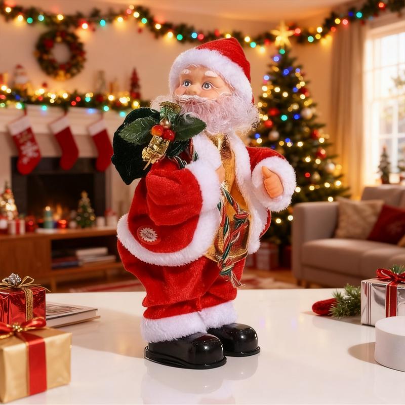 Funny Dancing Santa Toy - Festive Christmas Decoration - Raggs 2 Riches