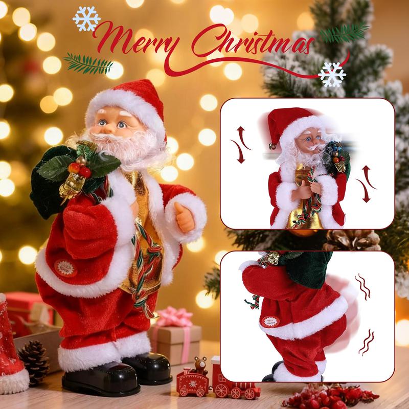 Funny Dancing Santa Toy - Festive Christmas Decoration - Raggs 2 Riches