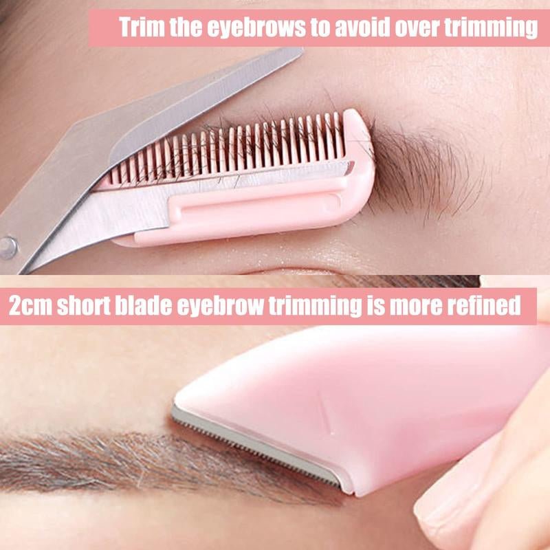 Women's Eyebrow Scissors & Trimmer Set - Portable Shaping Tool for Home & Travel - Raggs 2 Riches