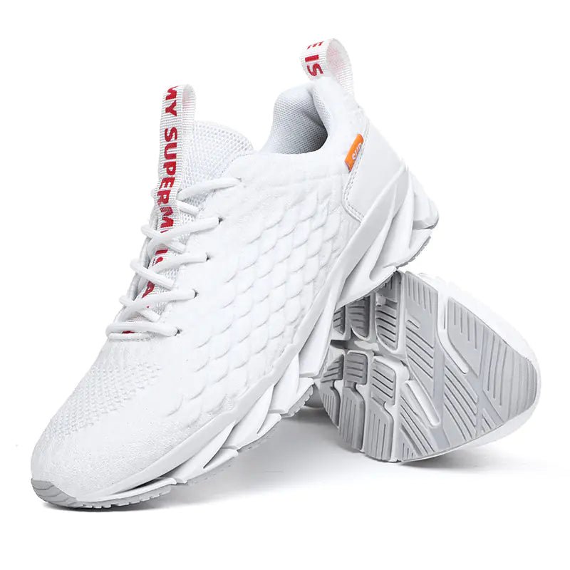 Fish Scale Blade Sneakers - Flyknit Gym Shoes - T'S Workout Accessories