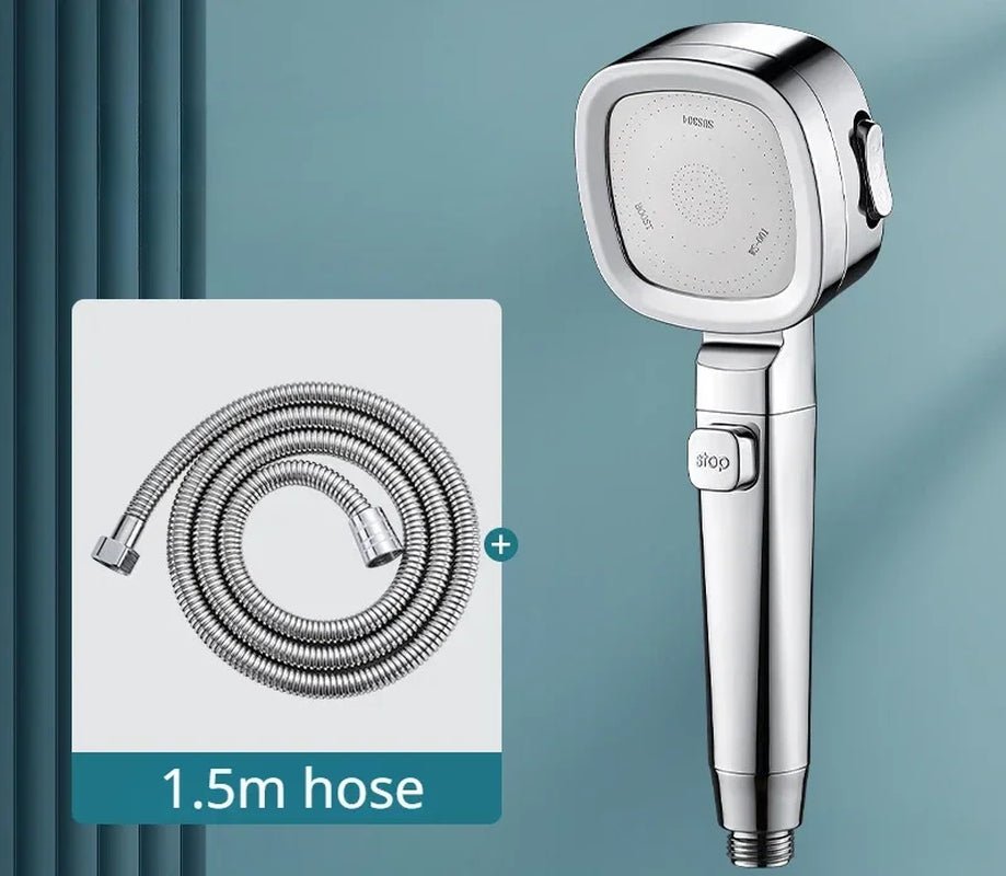 Adjustable 3-Mode High Pressure Shower Head - Raggs 2 Riches