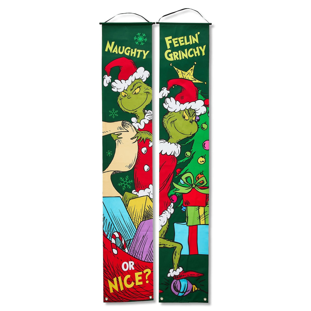 How the Grinch Stole Christmas Door Banner 2 Pack, 70 Inches, Green, Multi - Color by - Raggs 2 Riches