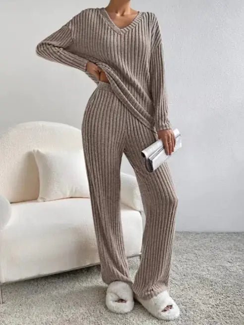 Knitted Two Piece Set Outfit - Raggs 2 Riches