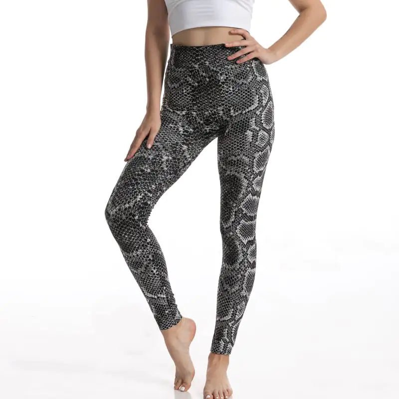 Leopard Print High Waist Gym Leggings - T'S Workout Accessories