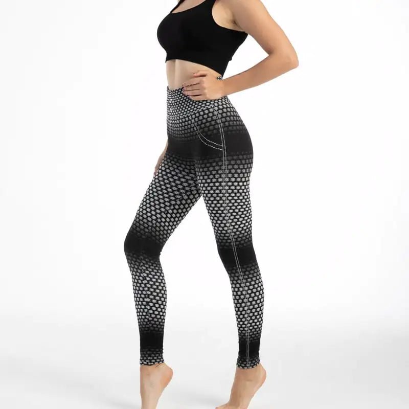 Leopard Print High Waist Gym Leggings - T'S Workout Accessories