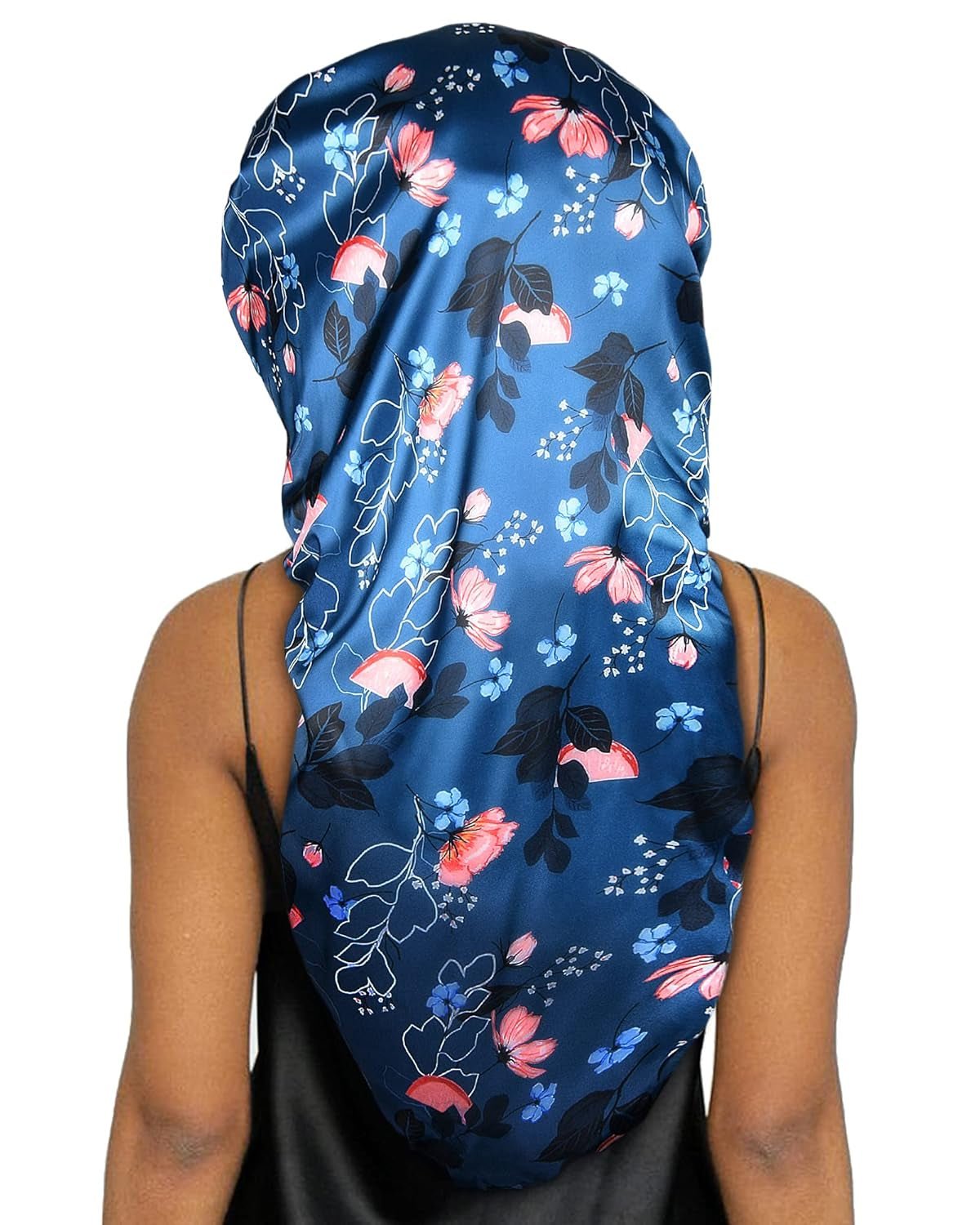 Long Bonnet Braid Bonnet for Sleeping Adjustable Satin Silk Bonnet for Braids Sleep Bonnet for Women Locs - Raggs 2 Riches