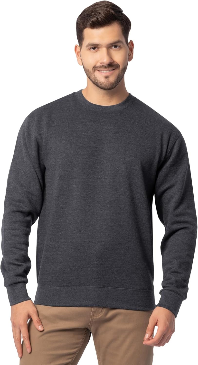 Men'S Eversoft Fleece Crewneck Sweatshirts, Moisture Wicking & Breathable, Sizes S - 4X - Raggs 2 Riches