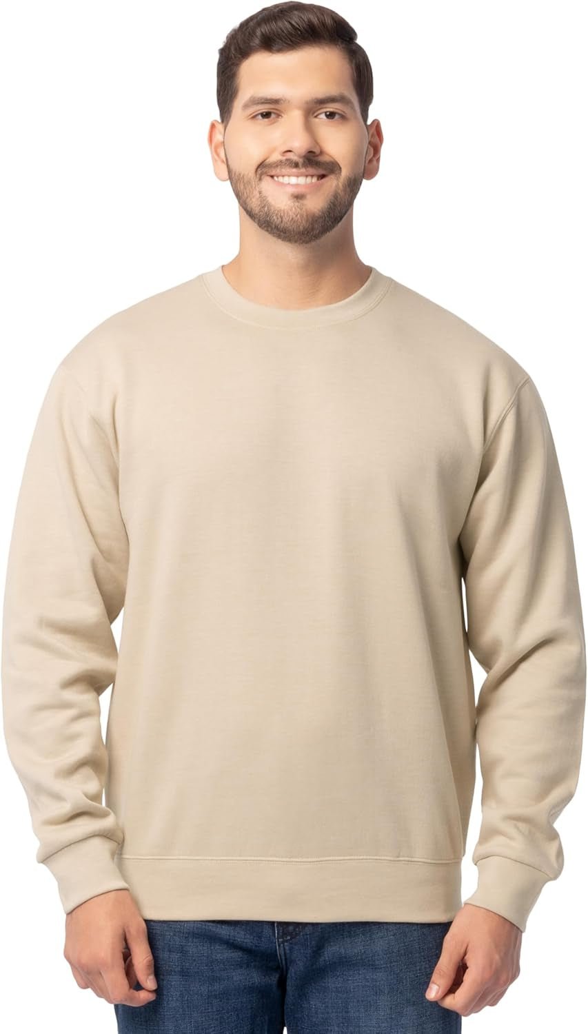 Men'S Eversoft Fleece Crewneck Sweatshirts, Moisture Wicking & Breathable, Sizes S - 4X - Raggs 2 Riches