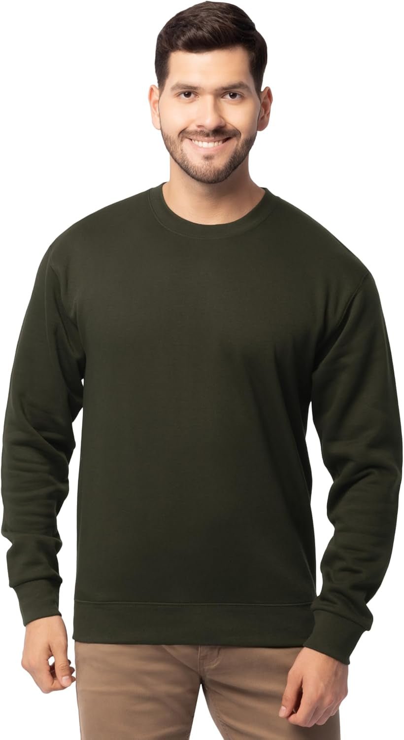 Men'S Eversoft Fleece Crewneck Sweatshirts, Moisture Wicking & Breathable, Sizes S - 4X - Raggs 2 Riches