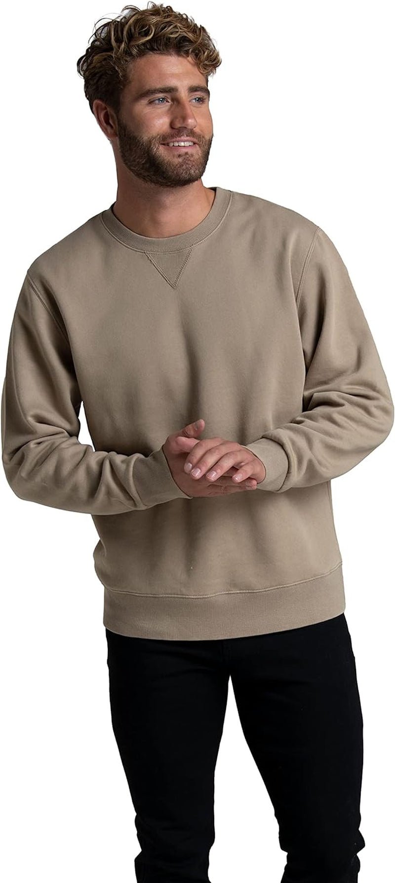 Men'S Eversoft Fleece Crewneck Sweatshirts, Moisture Wicking & Breathable, Sizes S - 4X - Raggs 2 Riches