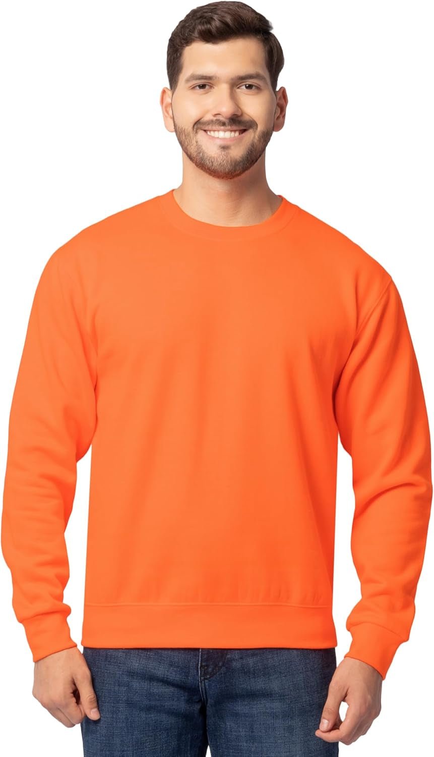 Men'S Eversoft Fleece Crewneck Sweatshirts, Moisture Wicking & Breathable, Sizes S - 4X - Raggs 2 Riches