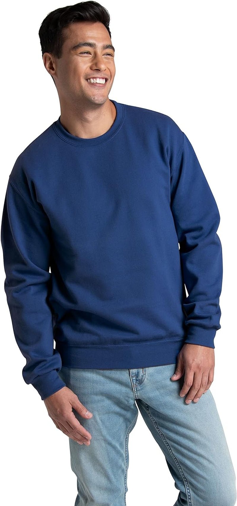 Men'S Eversoft Fleece Crewneck Sweatshirts, Moisture Wicking & Breathable, Sizes S - 4X - Raggs 2 Riches