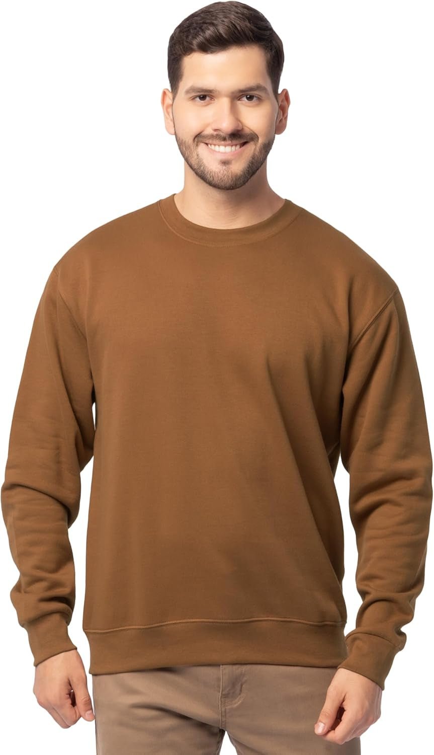 Men'S Eversoft Fleece Crewneck Sweatshirts, Moisture Wicking & Breathable, Sizes S - 4X - Raggs 2 Riches