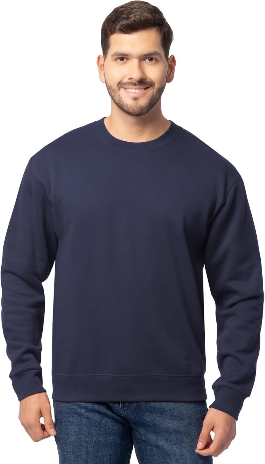 Men'S Eversoft Fleece Crewneck Sweatshirts, Moisture Wicking & Breathable, Sizes S - 4X - Raggs 2 Riches