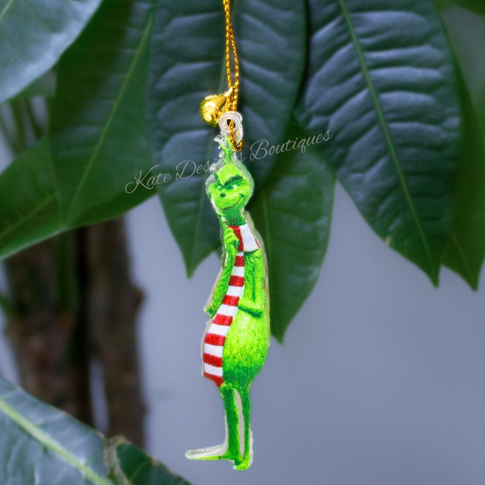 Merry Christmas Grinch Ornaments Xmas Tree Hanging Decoration Figure Pendant - Raggs 2 Riches