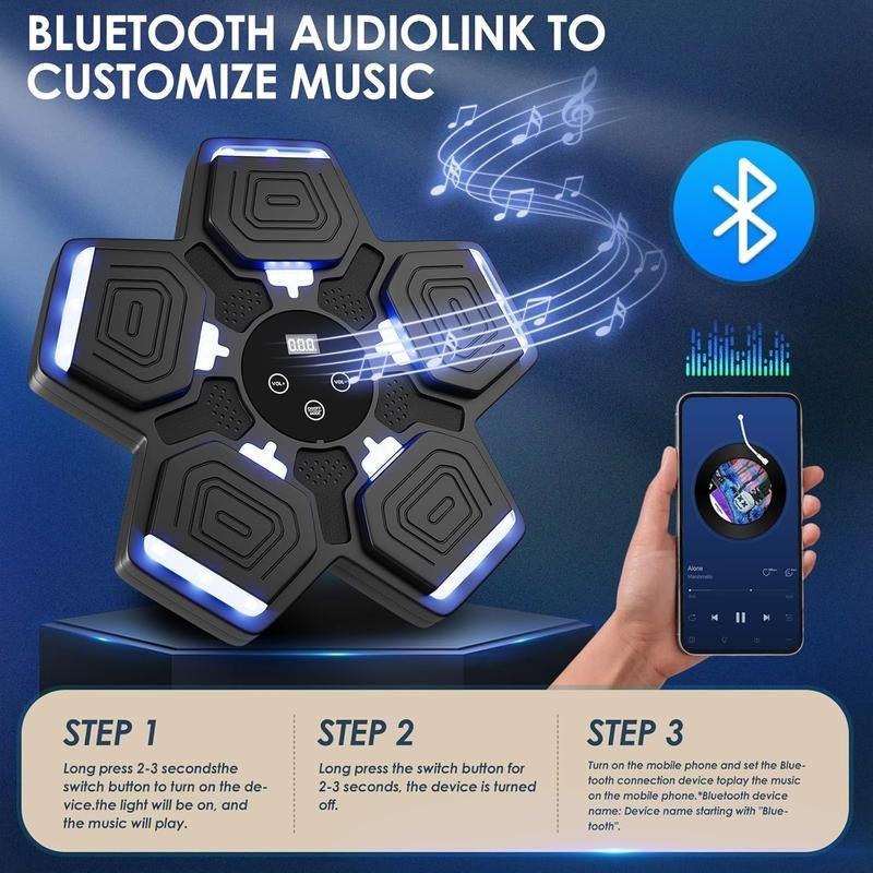 Bluetooth Music Boxing Machine with 9 Speeds & 9 Modes - T'S Amazing Goods