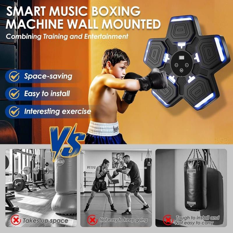 Bluetooth Music Boxing Machine with 9 Speeds & 9 Modes - T'S Amazing Goods