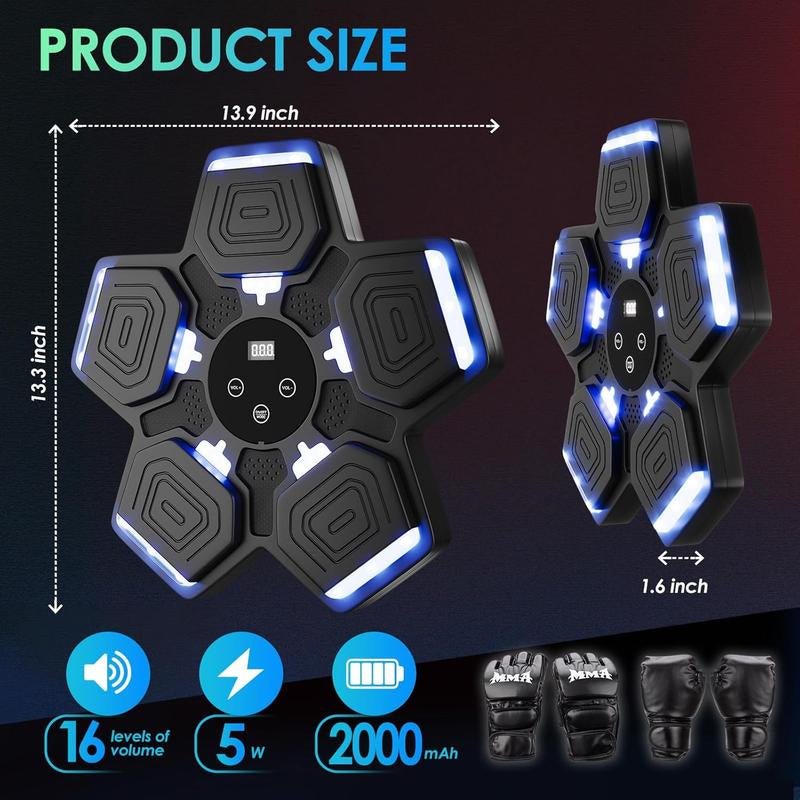 Bluetooth Music Boxing Machine with 9 Speeds & 9 Modes - T'S Amazing Goods