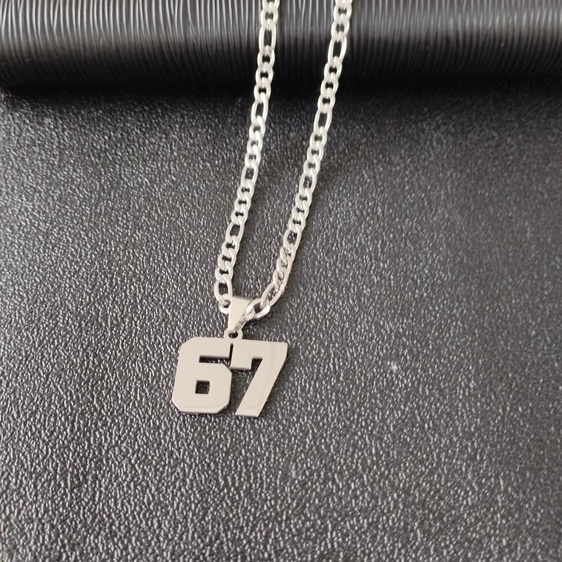 Geometric Sport Chain Necklace Stainless Steel Unisex Jewelry - Raggs 2 Riches