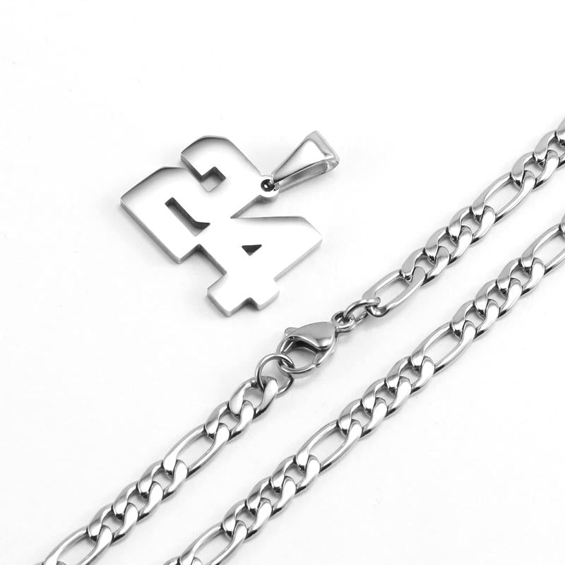Geometric Sport Chain Necklace Stainless Steel Unisex Jewelry - Raggs 2 Riches