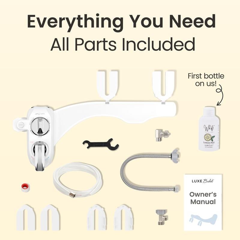 WHIFT 320 Bidet Warm Water, Built - In Deodorizing Spray with Rear & Feminine Wash Modes Advanced Cleaning Features - Raggs 2 Riches